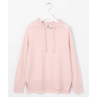 【人気素材・WEB限定カラーあり】CASHMERE BLEND ニット パーカー （【WEB限定】ピンク系）｜詳細画像