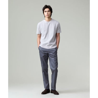 汗ばむ夏の最適解Tシャツ【UVカット / 接触冷感 】【J.PRESS PREMIUM JERSEY】無地コットン Tシャツ （ダークグリーン系）｜詳細画像