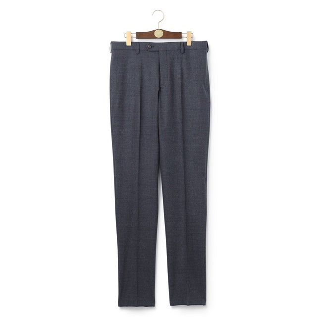 【J.PRESS MOVING / セットアップ対応】TOLLEGNO 3D WOOL スラックス （ダルブルー系）