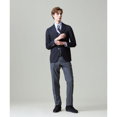 J.PRESS MEN 【ウォッシャブル可】トリートメントウール ストレッチフランネル スラックス （グレー系）｜詳細画像