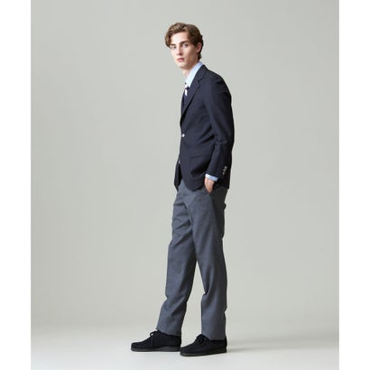 J.PRESS MEN 【ウォッシャブル可】トリートメントウール ストレッチフランネル スラックス （グレー系）｜詳細画像