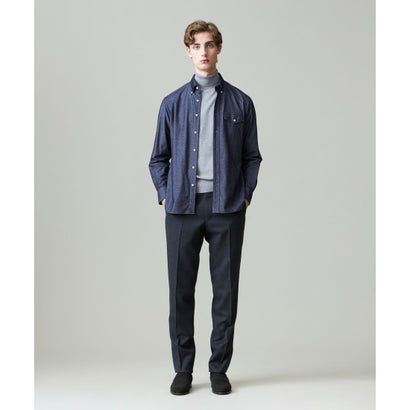 J.PRESS MEN 【ウォッシャブル可】トリートメントウール ストレッチフランネル スラックス （グレー系）｜詳細画像
