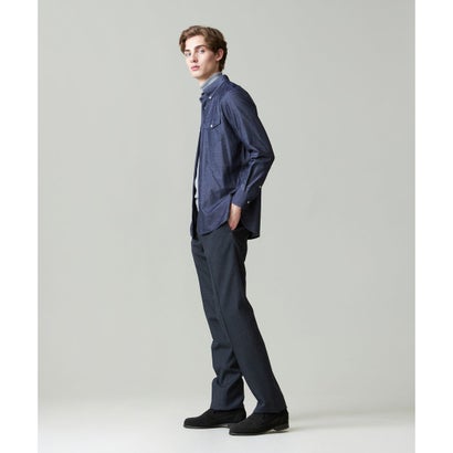 J.PRESS MEN 【ウォッシャブル可】トリートメントウール ストレッチフランネル スラックス （グレー系）｜詳細画像