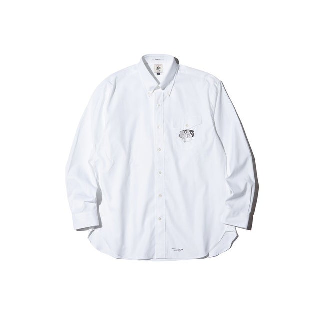 【AaronChang】【UNISEX】ピンオックス シャツ / バギーフィット （ホワイト系）