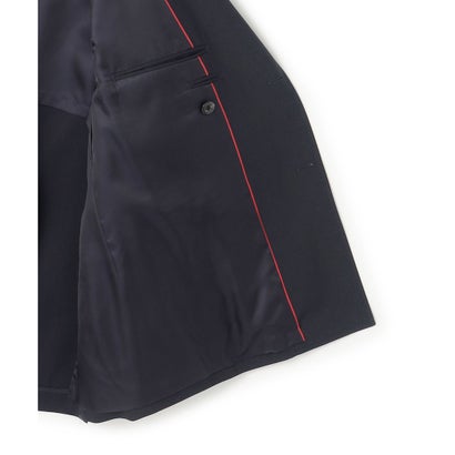 【UNISEX】Wool Polyester Stretch Toropical 4B Blazer / Baggy-Fit （ネイビー系）｜詳細画像