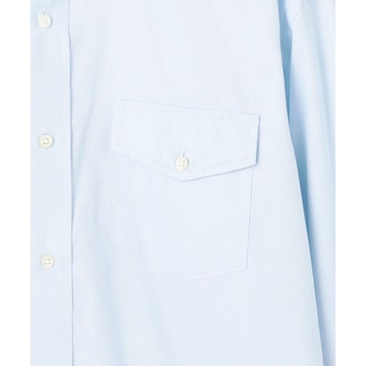 【AaronChang】【UNISEX】ピンオックス シャツ / B.D. （サックスブルー系1）｜詳細画像