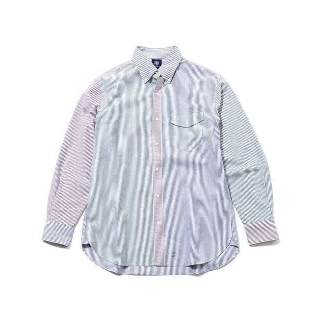 26年秋冬新色追加【IVY SHIRT / 8色展開】オックスフォード オーバルシャツ / B.D. （ホワイト系9）