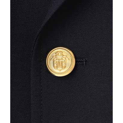 【1st Blazer】ウールポリエステル ダブルブレザー / 背抜き （ネイビー系）｜詳細画像