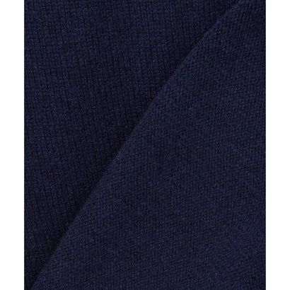 【Cash Lamb's Wool】ハーフジップ ニット_26年モデル （サックスブルー系）｜詳細画像