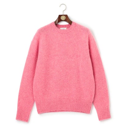 【WEB・一部店舗限定カラーあり】【Shaggy Dog】サドルショルダー クルーネック ニット （グレー系）｜詳細画像
