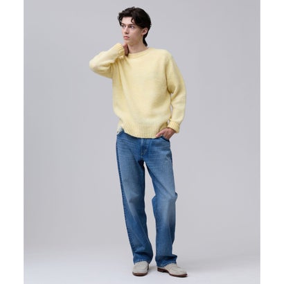 【WEB・一部店舗限定カラーあり】【Shaggy Dog】サドルショルダー クルーネック ニット （ネイビー系）｜詳細画像