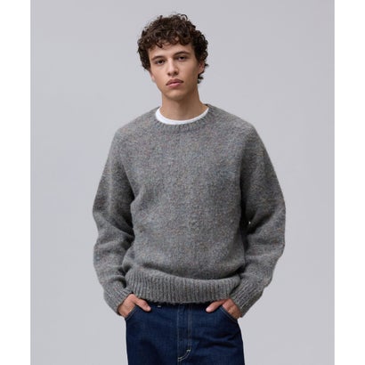 【WEB・一部店舗限定カラーあり】【Shaggy Dog】サドルショルダー クルーネック ニット （ピンク系）｜詳細画像