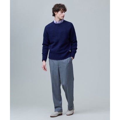 【WEB・一部店舗限定カラーあり】【Shaggy Dog】サドルショルダー クルーネック ニット （ピンク系）｜詳細画像