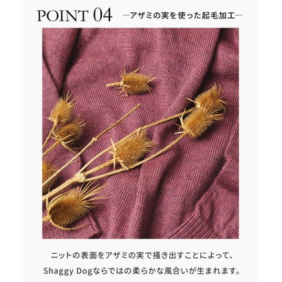 【WEB・一部店舗限定カラーあり】【Shaggy Dog】サドルショルダー クルーネック ニット （ピンク系）｜詳細画像