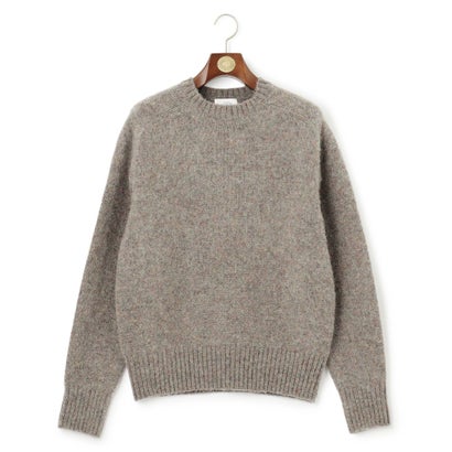 【WEB・一部店舗限定カラーあり】【Shaggy Dog】サドルショルダー クルーネック ニット （イエロー系）｜詳細画像