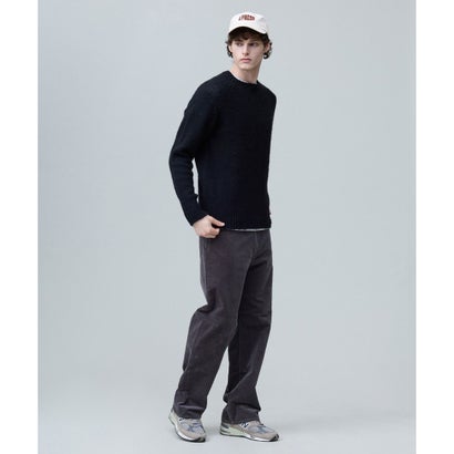 【WEB・一部店舗限定カラーあり】【Shaggy Dog】サドルショルダー クルーネック ニット （ダークブラウン系(WEB・一部店舗限定カラー)）｜詳細画像