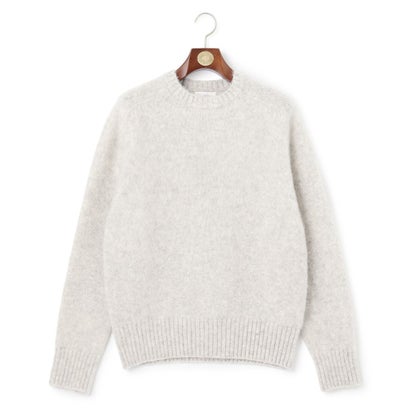 【WEB・一部店舗限定カラーあり】【Shaggy Dog】サドルショルダー クルーネック ニット （ブラック系(WEB・一部店舗限定カラー)）｜詳細画像