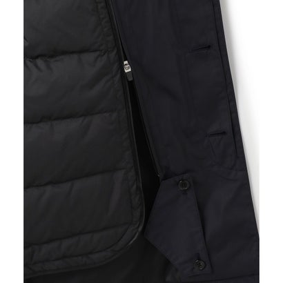J.PRESS MEN 【DUAL LAYER SYSTEM】ダウンライナー付きスタンドフォールカラーショートコート （ネイビー系）｜詳細画像