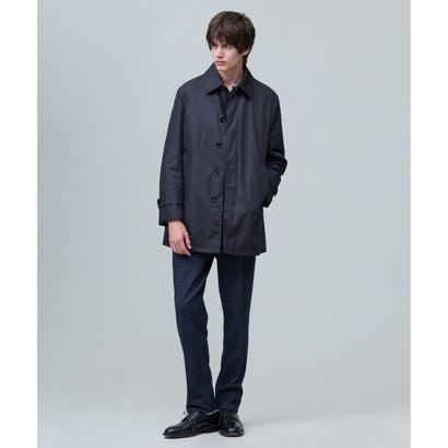 J.PRESS MEN 【DUAL LAYER SYSTEM】ダウンライナー付きスタンドフォールカラーショートコート （ネイビー系）｜詳細画像
