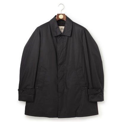 J.PRESS MEN 【DUAL LAYER SYSTEM】ダウンライナー付きスタンドフォールカラーショートコート （ダークブラウン系）｜詳細画像