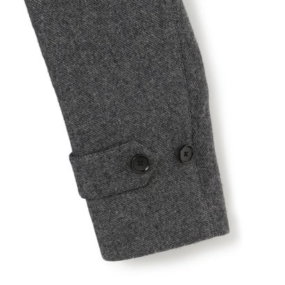 J.PRESS MEN 【WEB・一部店舗限定】ダブルフェイス ウールカシミヤビーバー ステンカラーコート （グレー系）｜詳細画像