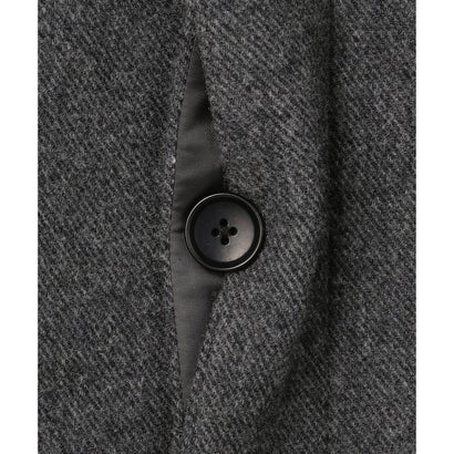 J.PRESS MEN 【WEB・一部店舗限定】ダブルフェイス ウールカシミヤビーバー ステンカラーコート （グレー系）｜詳細画像