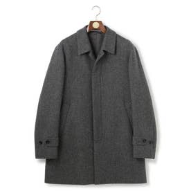 【WEB・一部店舗限定】ダブルフェイス ウールカシミヤビーバー ステンカラーコート （グレー系）
