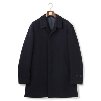 J.PRESS MEN 【WEB・一部店舗限定】ダブルフェイス ウールカシミヤビーバー ステンカラーコート （ネイビー系）｜詳細画像