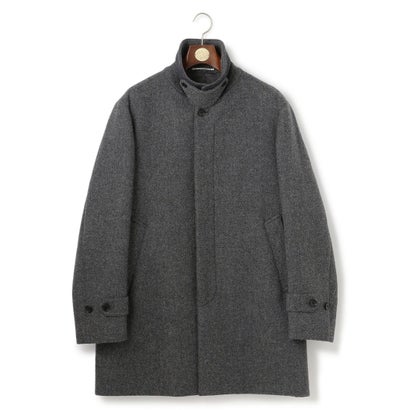 J.PRESS MEN 【WEB・一部店舗限定】ダブルフェイス ウールカシミヤビーバー ステンカラーコート （ネイビー系）｜詳細画像