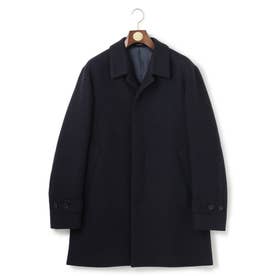 【WEB・一部店舗限定】ダブルフェイス ウールカシミヤビーバー ステンカラーコート （ネイビー系）