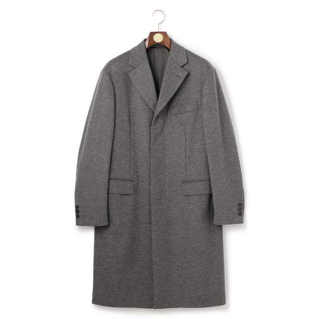 【WEB・一部店舗限定】ウールビーバー チェスターコート （グレー系）