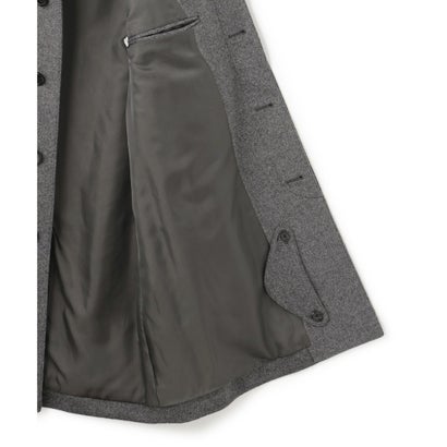 J.PRESS MEN 【WEB・一部添付限定】ウールビーバー ステンカラーコート （グレー系）｜詳細画像