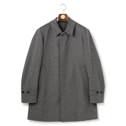 J.PRESS MEN 【WEB・一部添付限定】ウールビーバー ステンカラーコート （グレー系）｜詳細画像