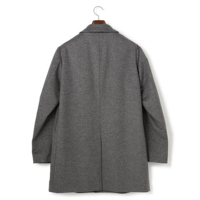 J.PRESS MEN 【WEB・一部添付限定】ウールビーバー ステンカラーコート （グレー系）｜詳細画像