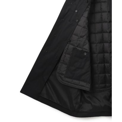 J.PRESS MEN 【WEB・一部店舗限定】コンパクトスビンギャバ ステンカラーコート （ネイビー系）｜詳細画像