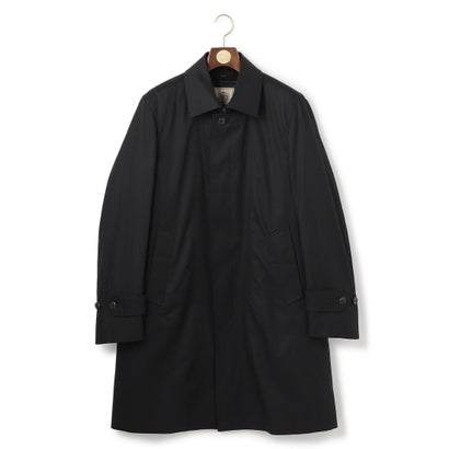 J.PRESS MEN 【WEB・一部店舗限定】コンパクトスビンギャバ ステンカラーコート （ネイビー系）｜詳細画像