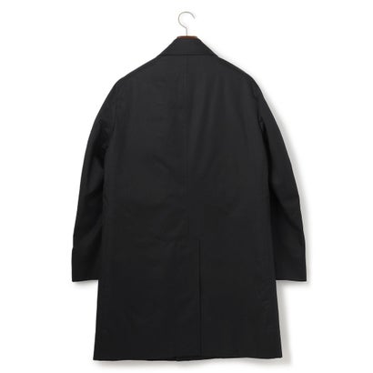 J.PRESS MEN 【WEB・一部店舗限定】コンパクトスビンギャバ ステンカラーコート （ネイビー系）｜詳細画像