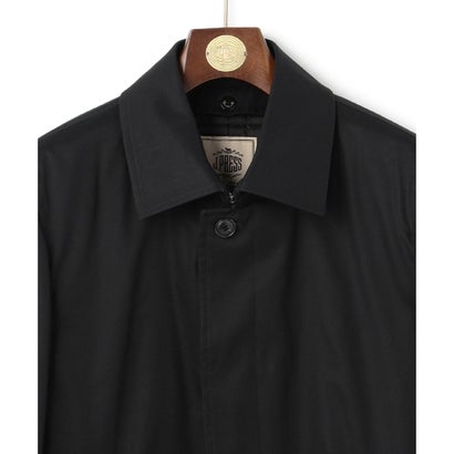 J.PRESS MEN 【WEB・一部店舗限定】コンパクトスビンギャバ ステンカラーコート （ネイビー系）｜詳細画像