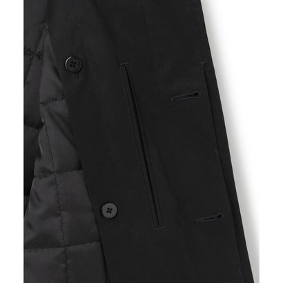J.PRESS MEN 【WEB・一部店舗限定】コンパクトスビンギャバ ステンカラーコート （ネイビー系）｜詳細画像