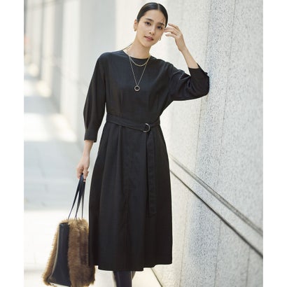 自由区 S デニムライクツイル ワンピース （ダークインディゴ）｜詳細画像