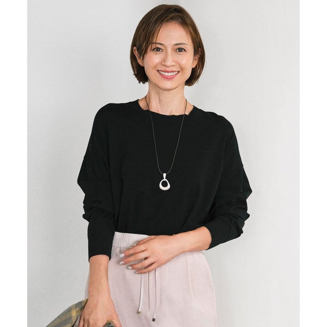 【定番・人気素材・JIYUKU STAFF SELECT COLOR】レーヨンストレッチラメミックスアソート ニット （ブラックラメ）