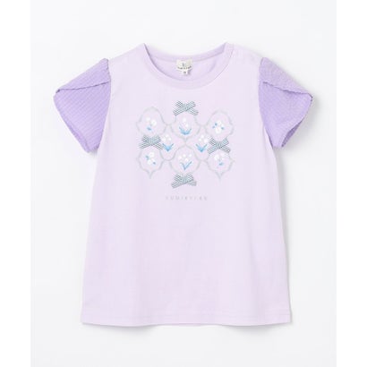 組曲 KIDS 【80-100cm】スズランプリント Tシャツ （ラベンダー）｜詳細画像