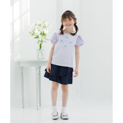 組曲 KIDS 【150-160cm】スズランプリント Tシャツ （オフホワイト）｜詳細画像