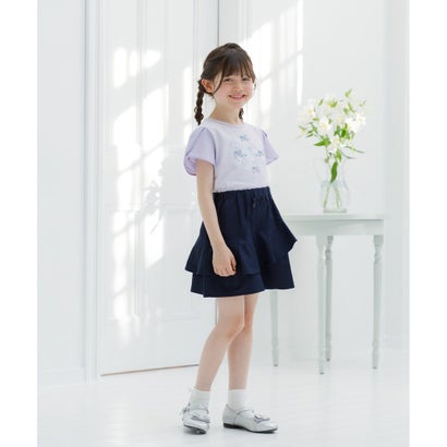 組曲 KIDS 【150-160cm】スズランプリント Tシャツ （オフホワイト）｜詳細画像