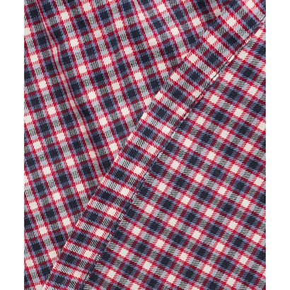 【150-170cm】 オータムチェックドッキングTシャツ （イエロー×ブラック）｜詳細画像