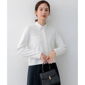 【WEB限定】クリアストレッチビジューレーン カーディガン （ホワイト系）