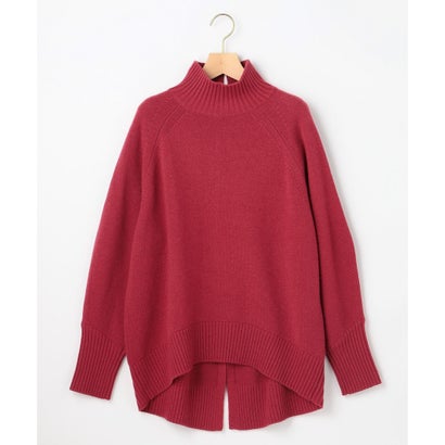 組曲 S 【WEB&一部店舗限定】ウールカシミヤミックス ロールネックニット （ザクロ系）｜詳細画像