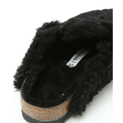 オゥ バニスター Au BANNISTER ●BIRKENSTOCK BOSTON TEDDY　ファーサンダル （アイボリー）｜詳細画像