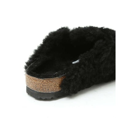 オゥ バニスター Au BANNISTER ●BIRKENSTOCK BOSTON TEDDY　ファーサンダル （アイボリー）｜詳細画像