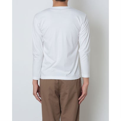 アクアチタン加工 長袖 丸首 Tシャツ 【返品不可商品】 （ホワイト）｜詳細画像